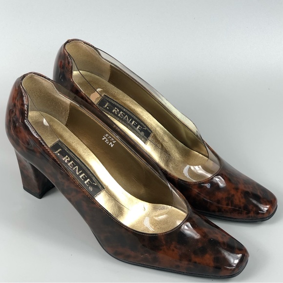 J. Renee Women’s Animal Print Pump Heels Size 7.5N - Picture 3 of 9